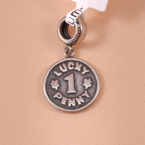 Berloque moeda "lucky 1 penny"