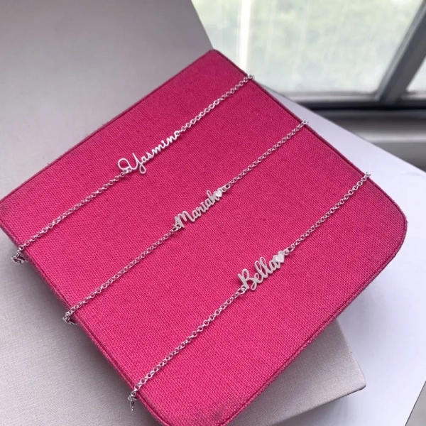 Pulseira Personalizada com nome, em Prata 925