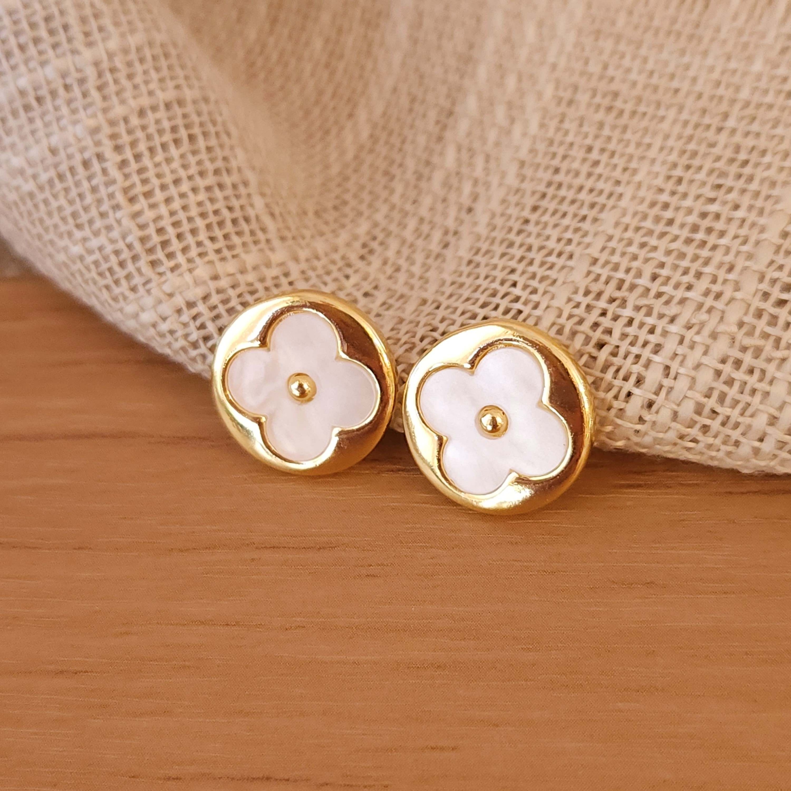 Conjunto Inspiração Trevos com Madrepérolas - Banhado a Ouro 18k - Imagem 3